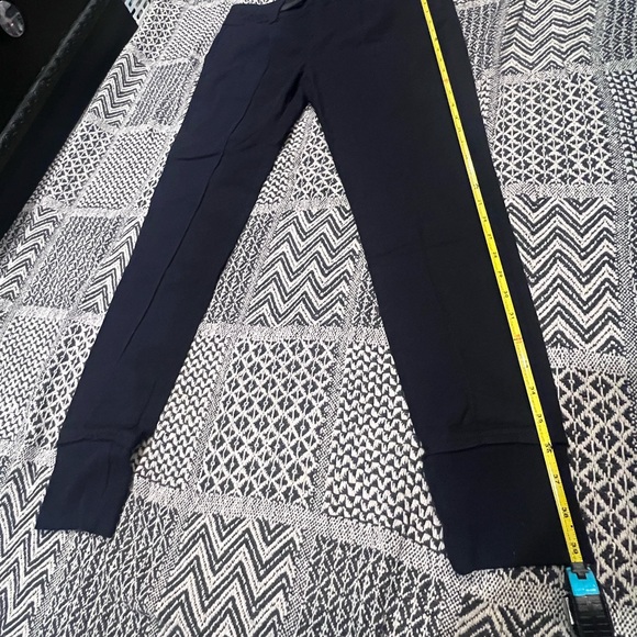 Zara Classic Black Twill Joggers with Belt - Picture 10 of 11